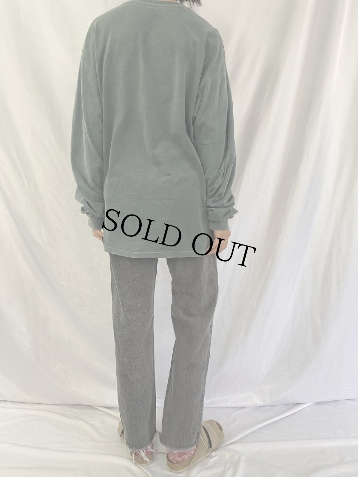 画像4: 80's Levi's 505 USA製 カットオフ ブラックデニムパンツ W32 (4)