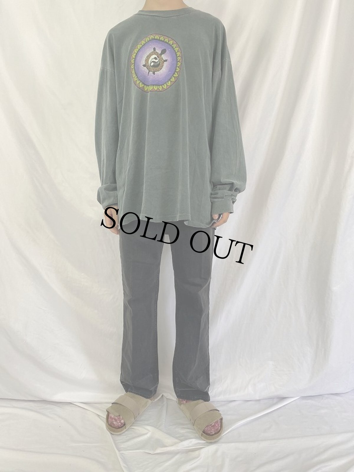 画像2: 80〜90's Levi's 619 CANADA製 ブラックデニムパンツ W32 (2)