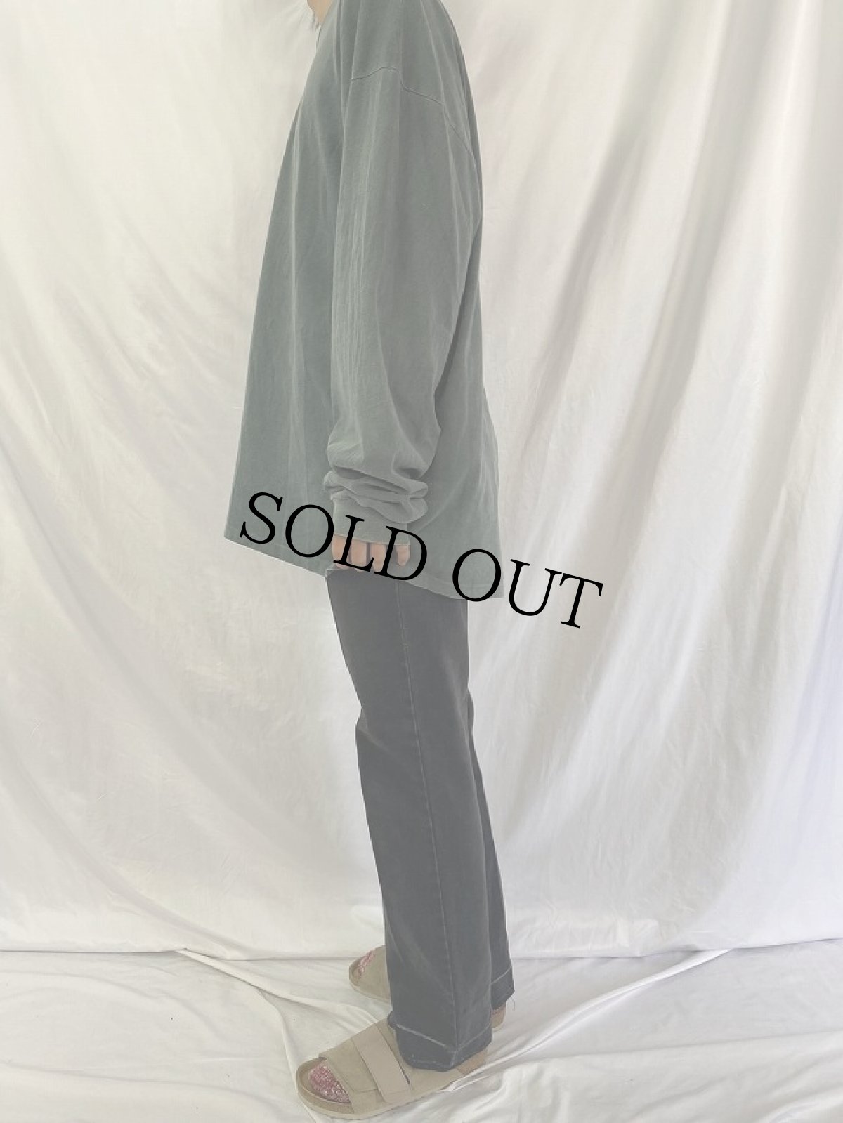 画像3: 80〜90's Levi's 619 CANADA製 ブラックデニムパンツ W32 (3)