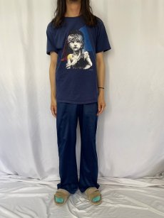 画像2: 2000's Les Miserables ミュージカルプリントTシャツ NAVY L (2)