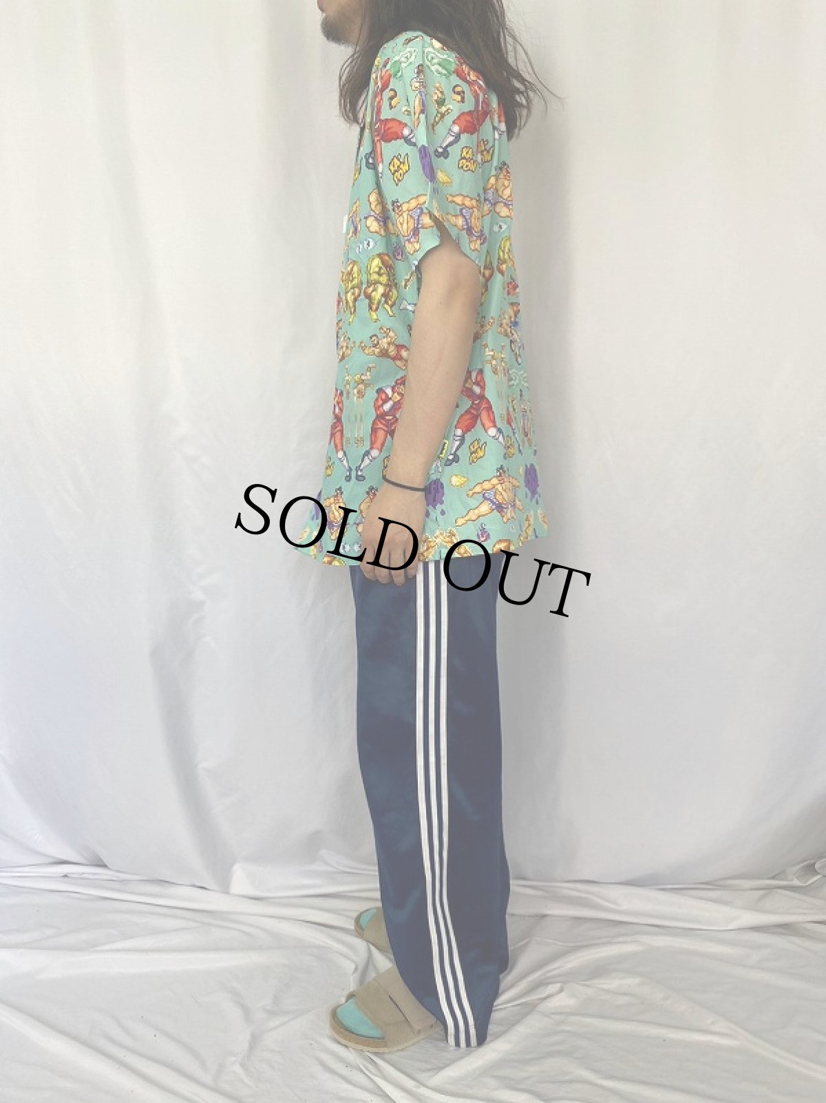 画像3: STREET FIGHTER オープンカラーシャツ XL (3)