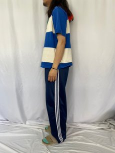 画像3: 90's POLO Ralph Lauren USA製 ボーダー柄 Tパーカー M (3)