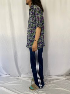 画像3: 【SALE】 総柄 シルクシャツ L (3)