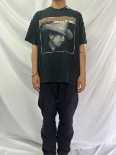 画像2: 90's BOB DYLAN "TIME OUT OF MIND" フォークロックミュージシャン アルバムプリントTシャツ XL (2)