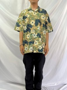 画像2: 90's〜 POLO Ralph Lauren "CLAYTON" 花柄 アロハシャツ L (2)