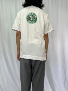 画像4: 90's STARBUCKS COFFE "JAVA" カフェプリントTシャツ (4)