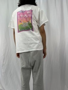画像4: 2010's Peter Max "NATIONAL Cherry Blossom FESTIVAL" アートプリントTシャツ L (4)