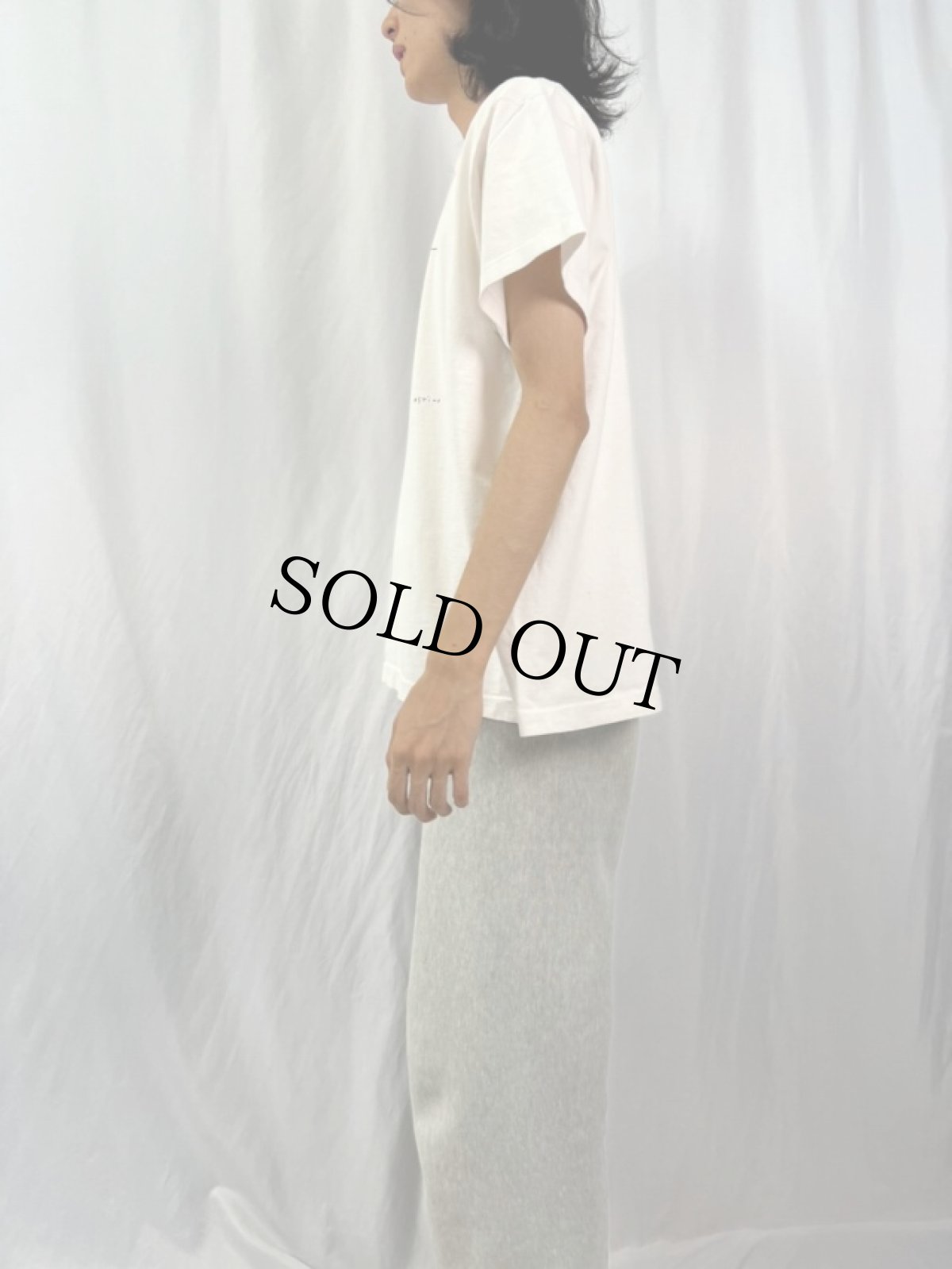 画像3: 90's Richard Stine USA製 "Face to Face with The Second Step." アートプリントTシャツ XL (3)