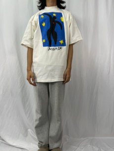 画像2: 90's Henri Matisse "JAZZ" アートプリントTシャツ XL DEADSTOCK (2)