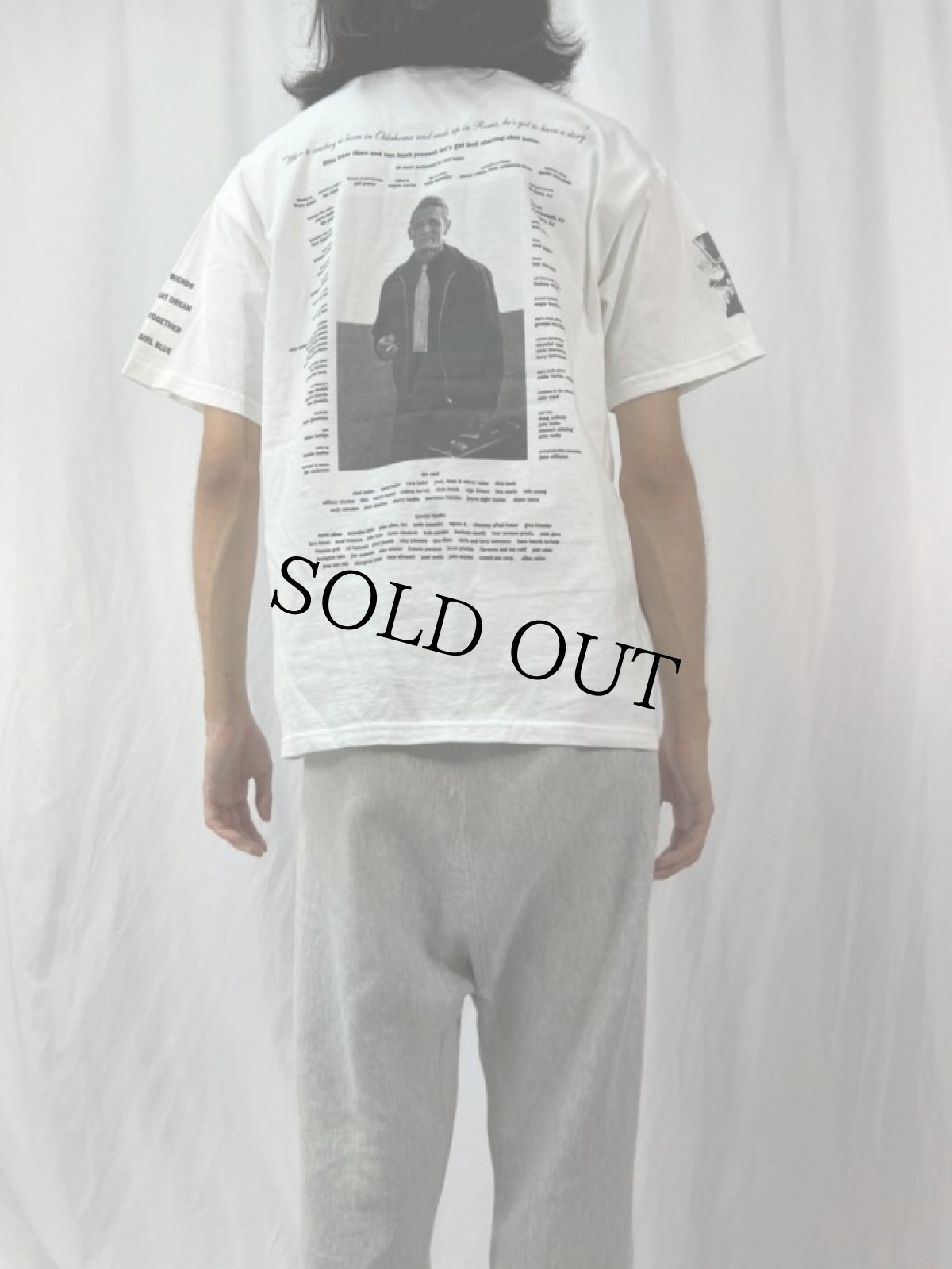 画像4: 2000's〜 ブート BRUCE WEBER "let's get lost starring chet baker" フォトプリントTシャツ M (4)