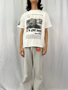 画像2: 2000's〜 ブート BRUCE WEBER "let's get lost starring chet baker" フォトプリントTシャツ M (2)