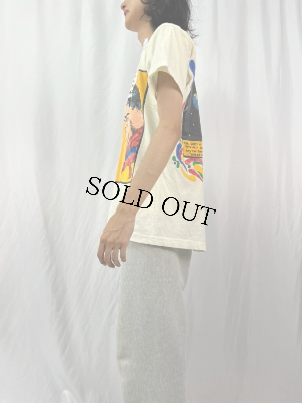 画像3: 80's USA製 "DARK STAR" ハンドペイント アートプリントTシャツ XL (3)