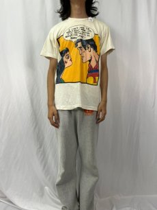 画像2: 80's USA製 "DARK STAR" ハンドペイント アートプリントTシャツ XL (2)