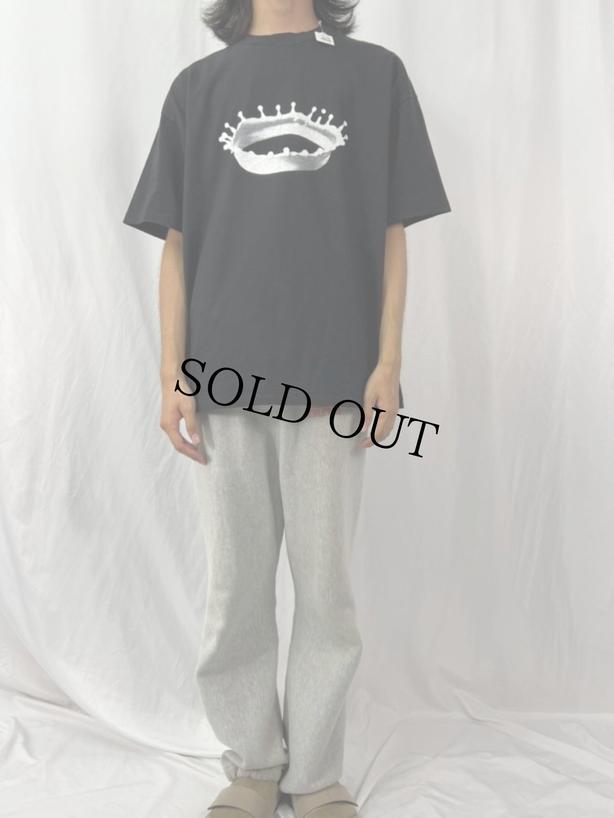 画像2: 90's Harold Edgerton USA製 "Milk Drop Coronet" アートプリントTシャツ XL (2)