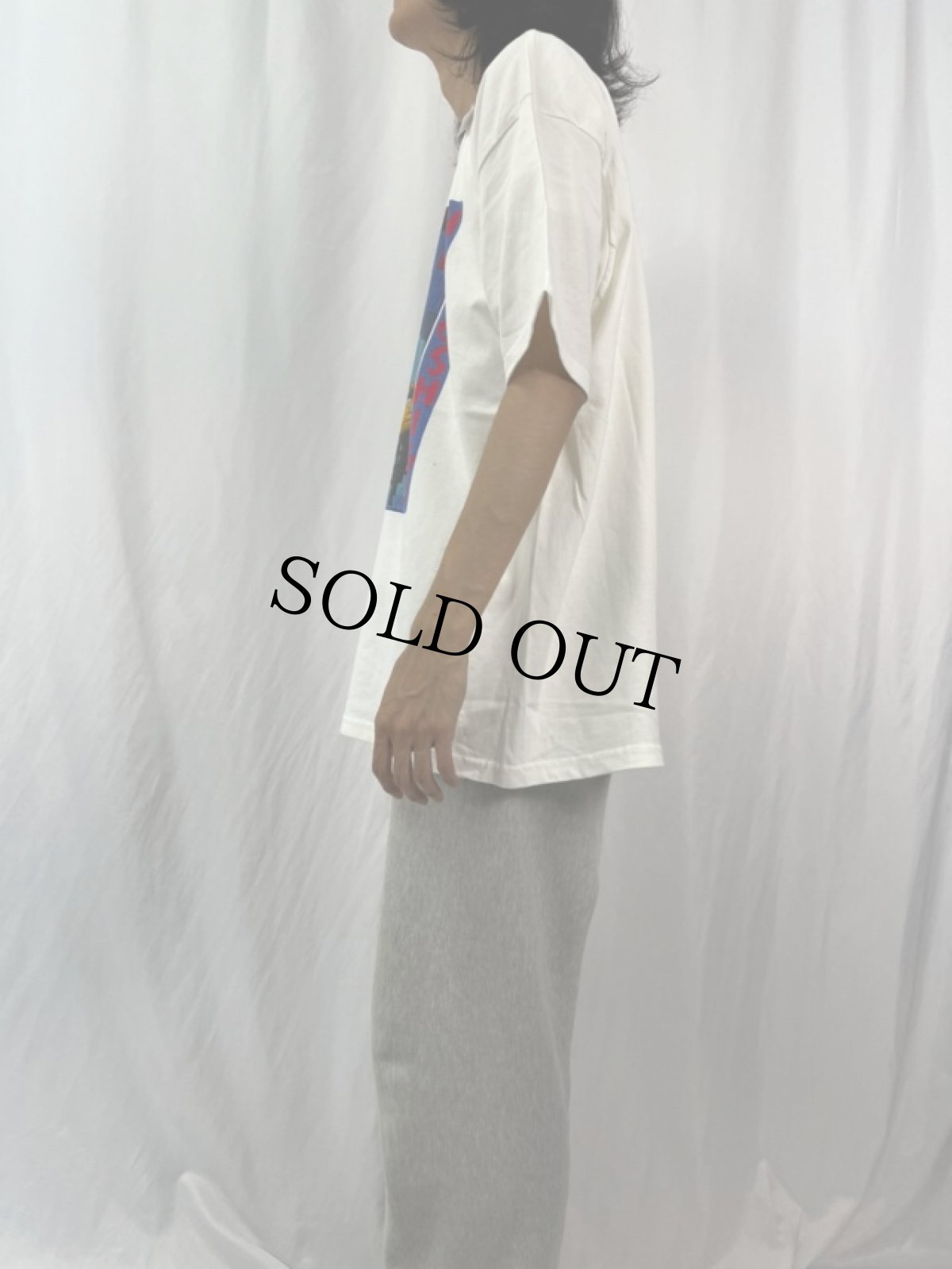 画像3: 歌川広重 "名所江戸百景 大はしあたけの夕立" 浮世絵プリントTシャツ XL (3)