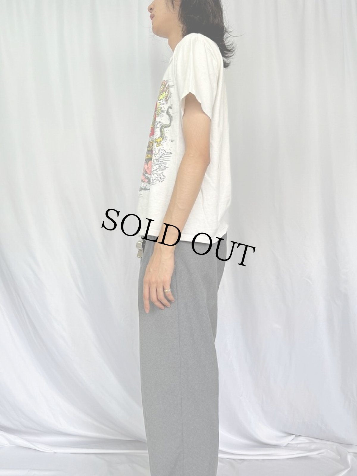 画像3: 90's RATFINK USA製 キャラクタープリントTシャツ M (3)