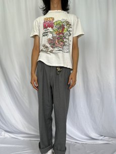 画像2: 90's RATFINK USA製 キャラクタープリントTシャツ M (2)