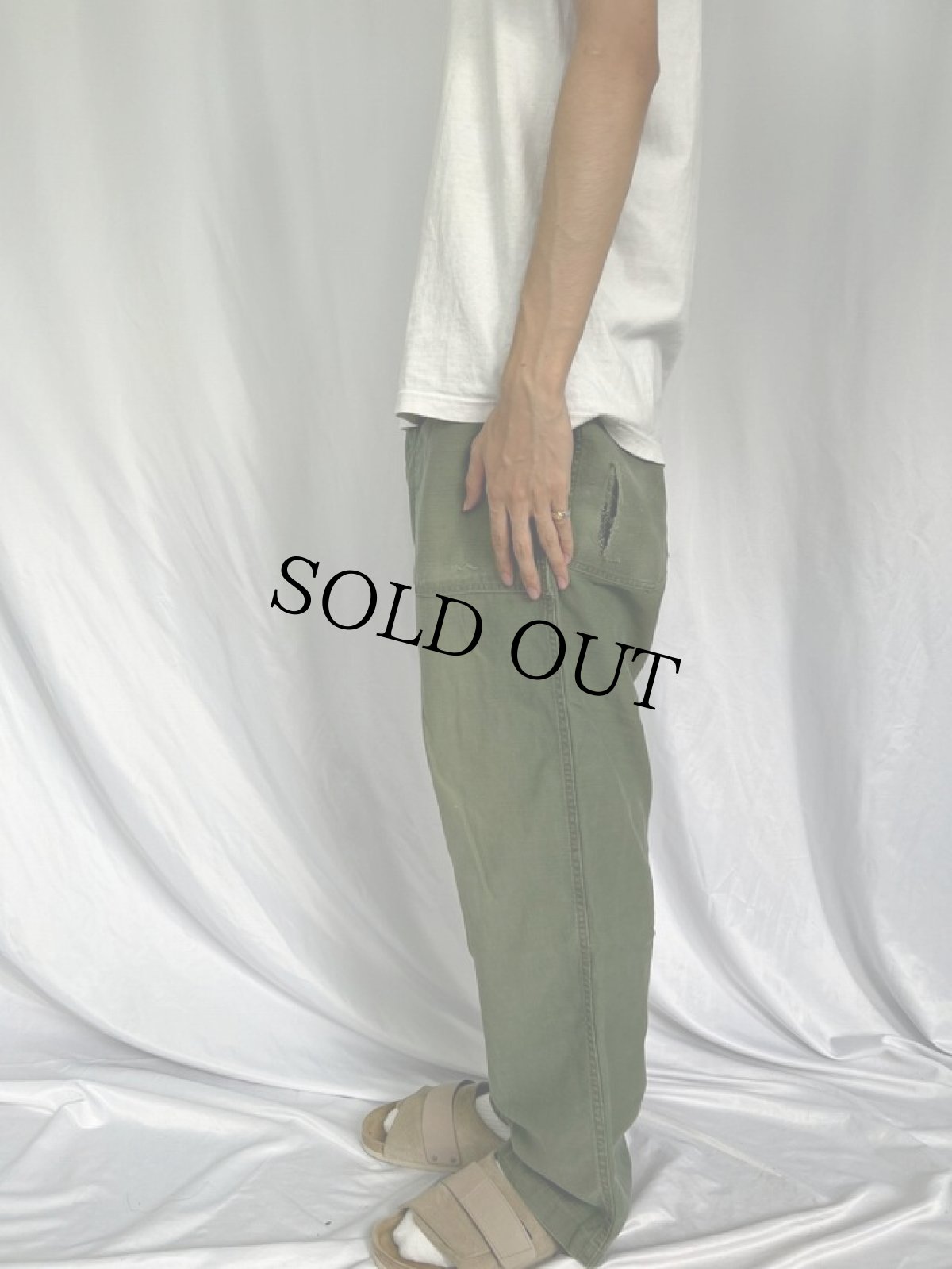 画像3: 60's U.S.ARMY ベイカーパンツ MEDIUM (3)