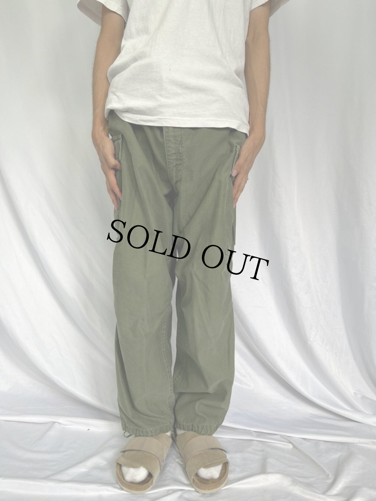 画像2: 50's U.S.ARMY M-51 フィールドパンツ REGULAR (2)