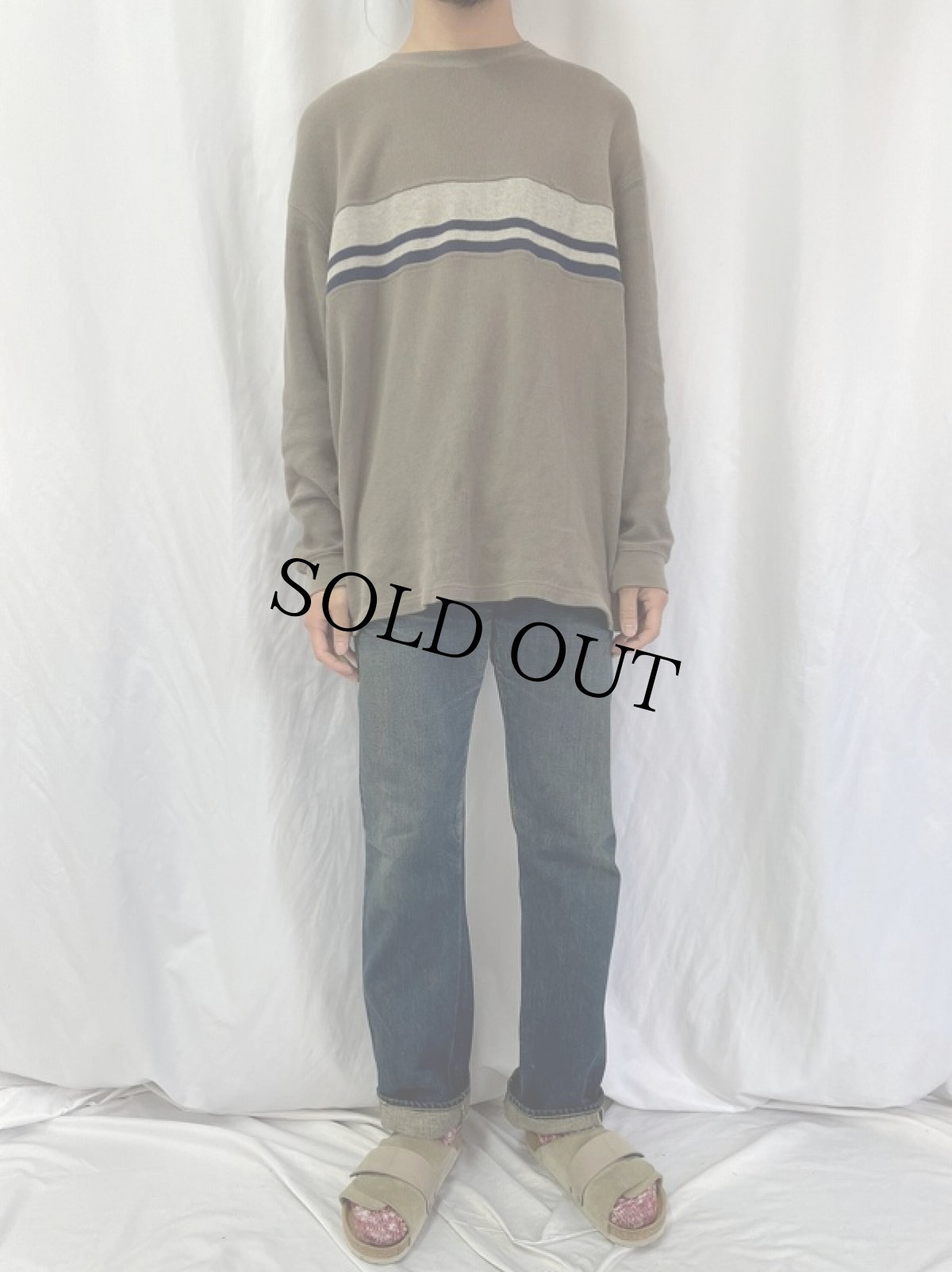 画像3: 40〜50's LEVI'S 501XX 革パッチ 片面タブ デニムパンツ W29 (3)