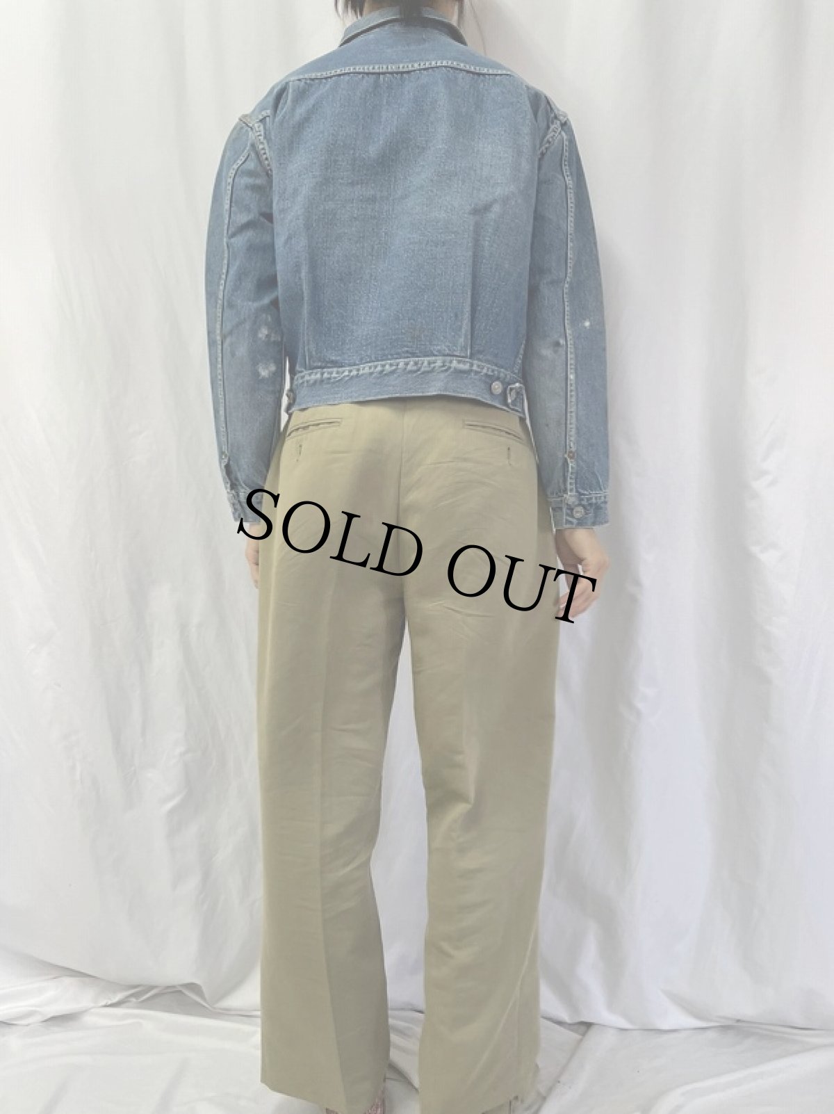 画像4: 50's LEVI'S 507XX 紙パッチ "ハギ付き" 2nd デニムジャケット (4)