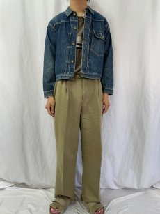 画像2: 40's LEVI'S 506XX "針刺しシンチバック" 1st デニムジャケット (2)