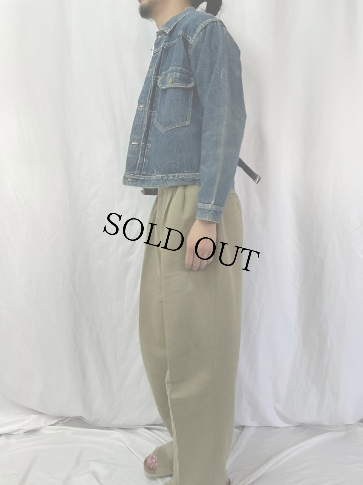 画像3: 40's LEVI'S 506XX "針刺しシンチバック" 1st デニムジャケット (3)