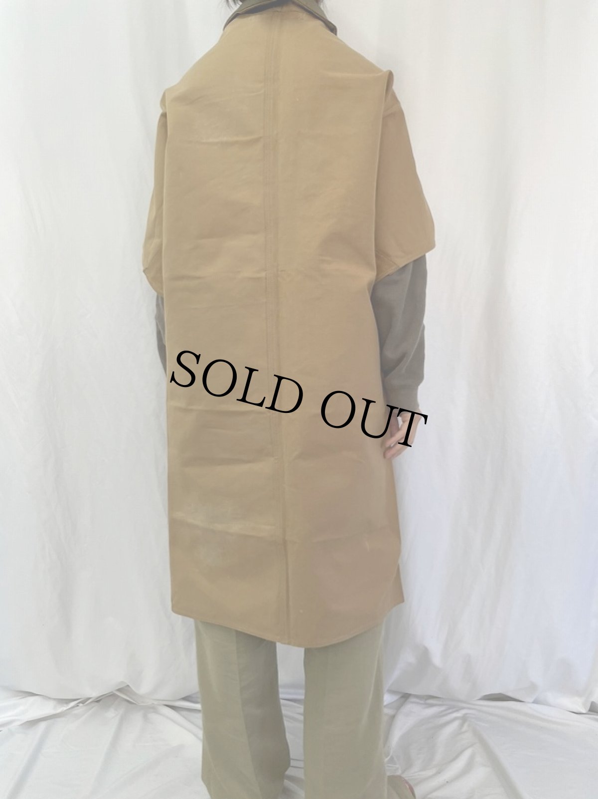 画像4: 40's BRITISH ARMY "AXEMAN CAPE" L (4)