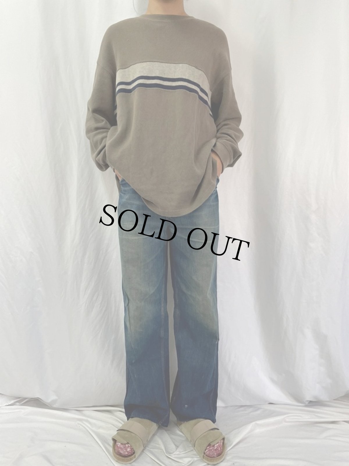 画像2: 50〜60's STORE BRAND デニムワークパンツ W33 (2)