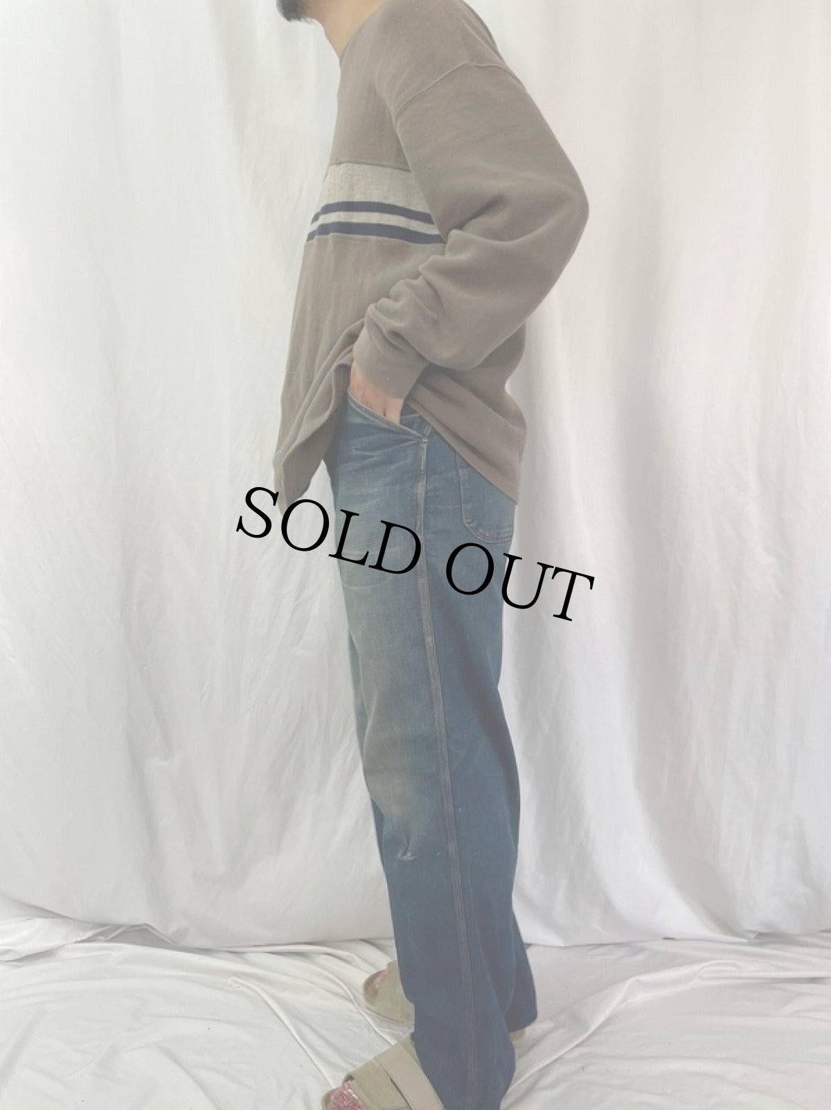 画像3: 50〜60's STORE BRAND デニムワークパンツ W33 (3)