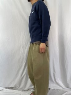画像3: 70's Champion 青単色タグ REVERSE WEAVE USA製 "LANDS' END" プリントスウェット S (3)