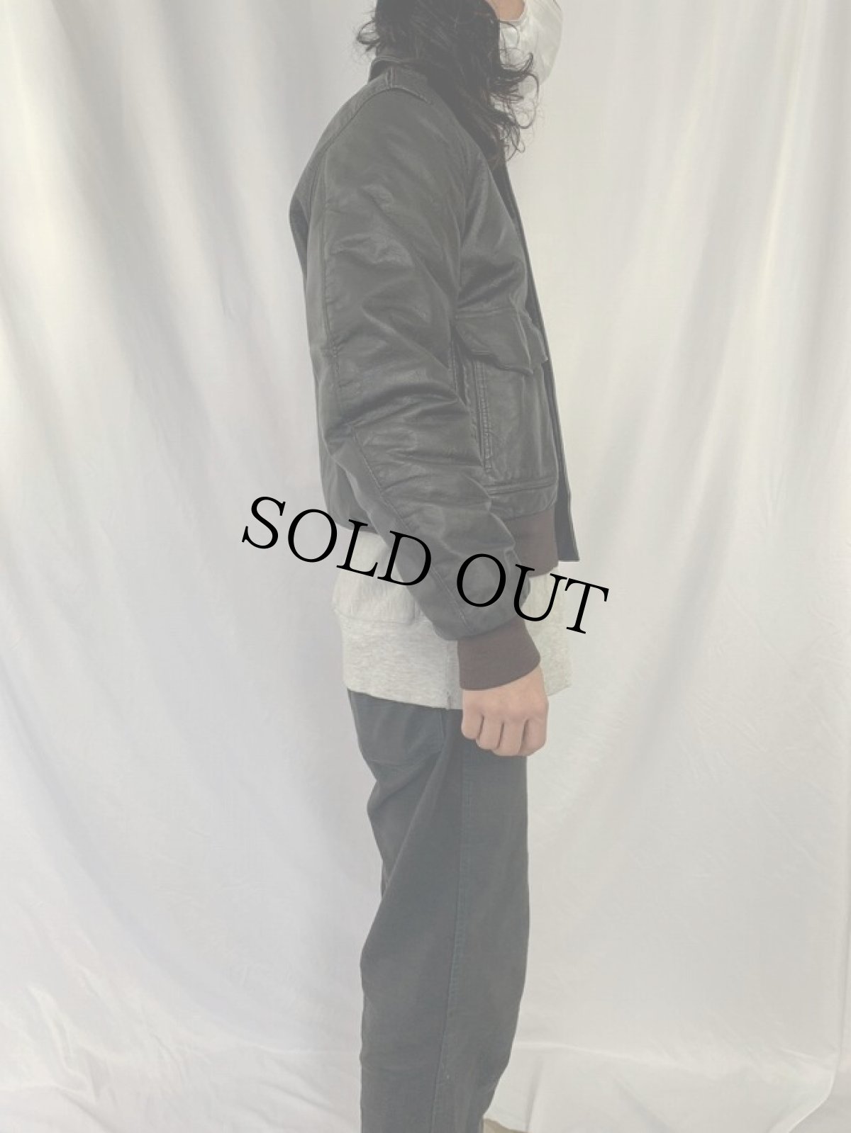 画像3: 80's L.L.Bean USA製 FLYING TIGER JACKET "A-2TYPE" 36 (3)