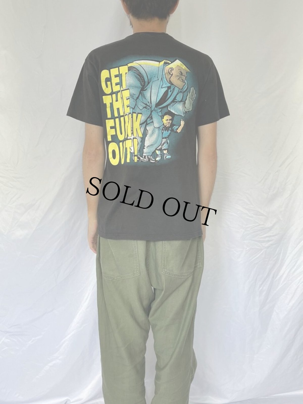 画像5: 90's Extreme "Pornograffitti" ヘヴィメタルバンドTシャツ L (5)