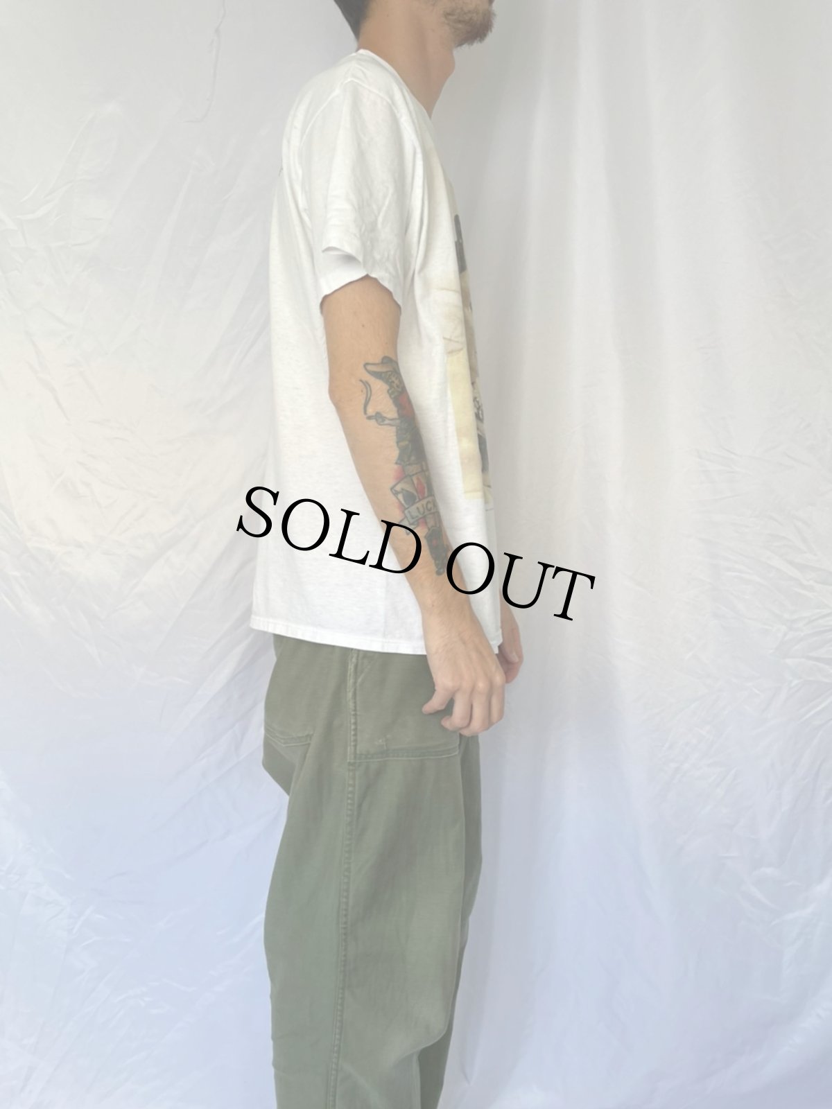 画像3: 90's MORRISSEY 1991 Kill Uncle "EDITH SITWELL" フォトプリント バンドTシャツ XL (3)