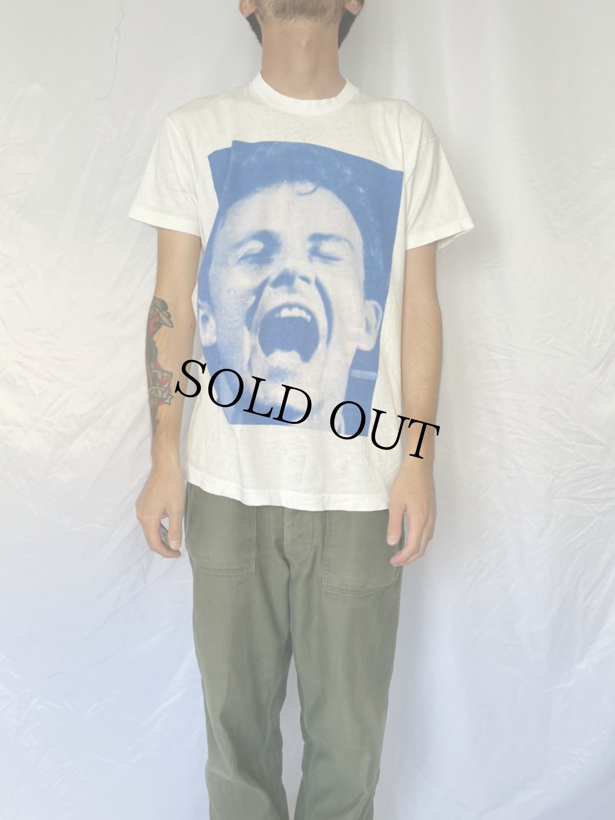 画像2: 90's MORRISSEY 1991 Kill Uncle "Harvey Keitel" フォトプリント バンドTシャツ (2)