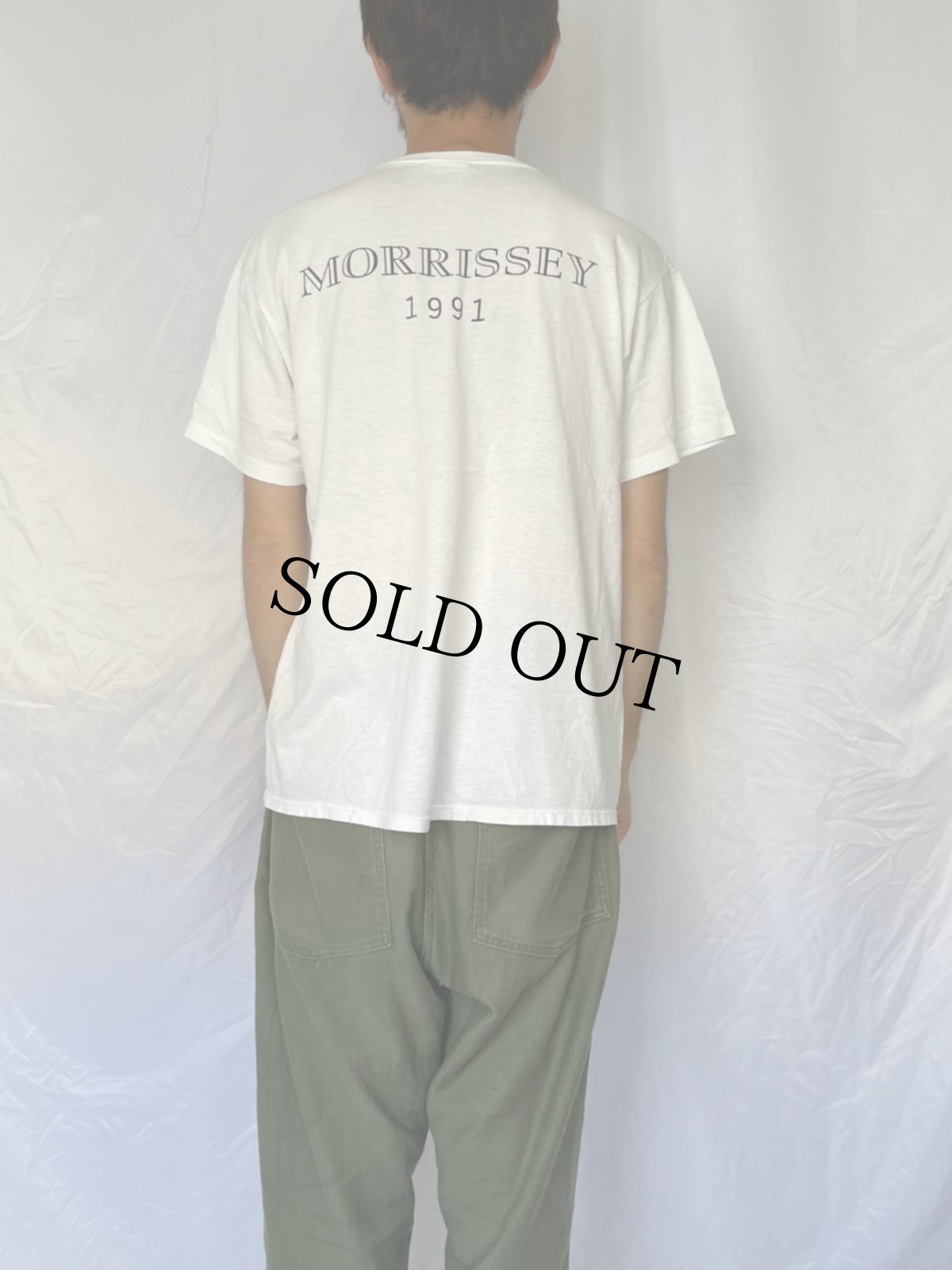 画像4: 90's MORRISSEY 1991 Kill Uncle "EDITH SITWELL" フォトプリント バンドTシャツ XL (4)