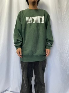 画像3: 90's Champion REVERSE WEAVE USA製 "DARTMOUTH" プリントスウェット XXL (3)