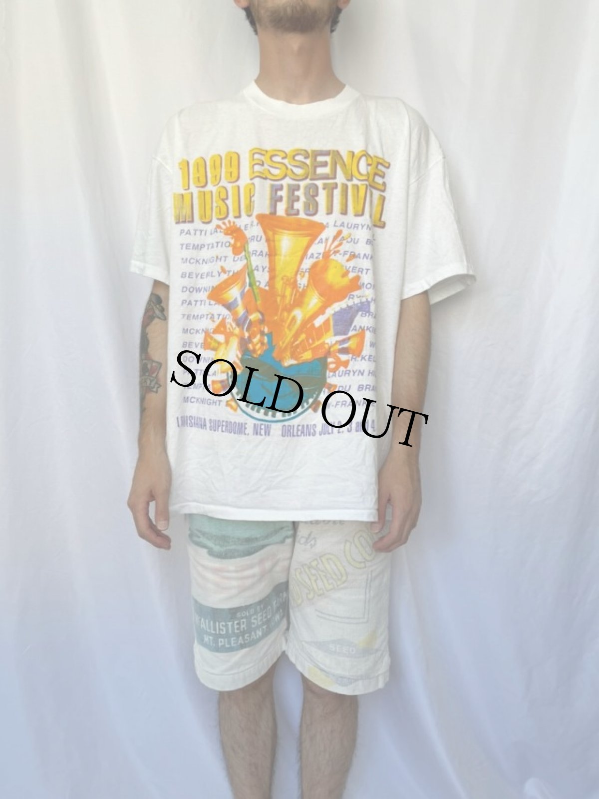 画像3: 1999 ESSENCE MUSIC FESTIVAL ブラックミュージックフェスティバルTシャツ XL (3)