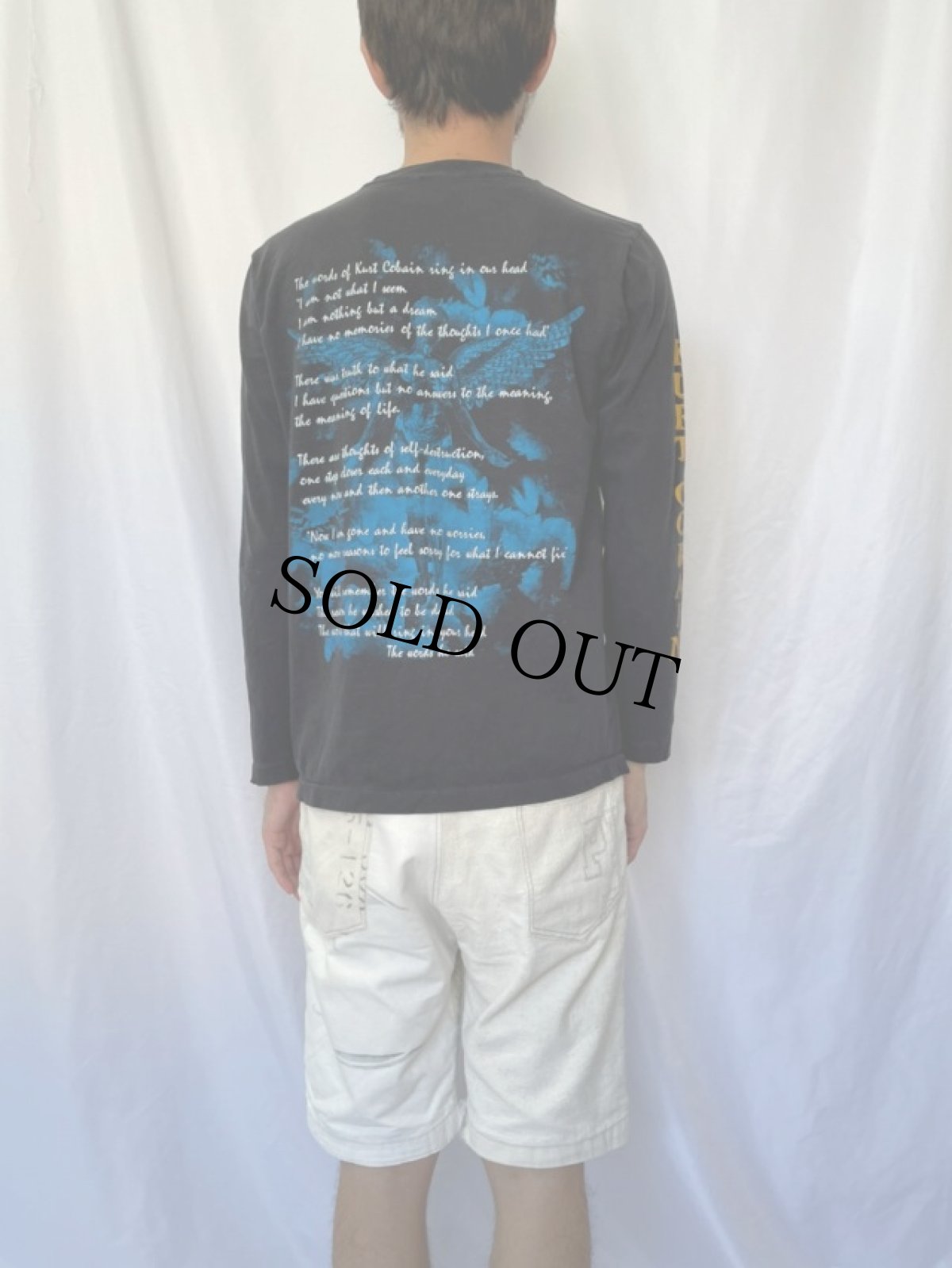 画像4: 90's "KURT COBAIN 1967-1994" ロックミュージシャン追悼ロンT (4)