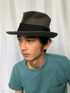 画像2: VINTAGE Borsalino ITALY製 "TASSO" 中折れビーバーハット 7 1/2 (2)