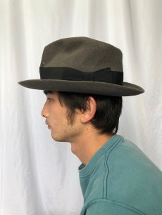画像3: VINTAGE Borsalino ITALY製 "TASSO" 中折れビーバーハット 7 1/2 (3)