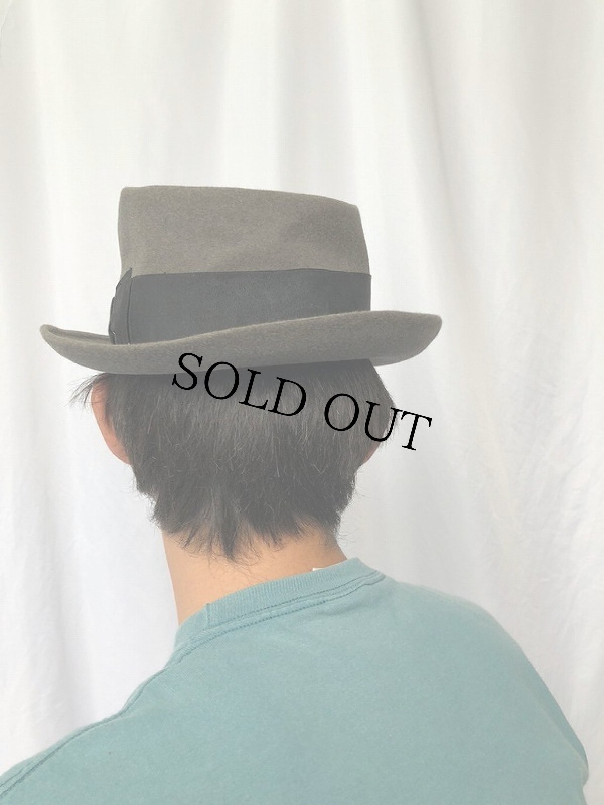 画像4: VINTAGE Borsalino ITALY製 "TASSO" 中折れビーバーハット 7 1/2 (4)