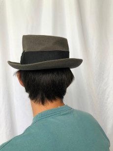 画像4: VINTAGE Borsalino ITALY製 "TASSO" 中折れビーバーハット 7 1/2 (4)