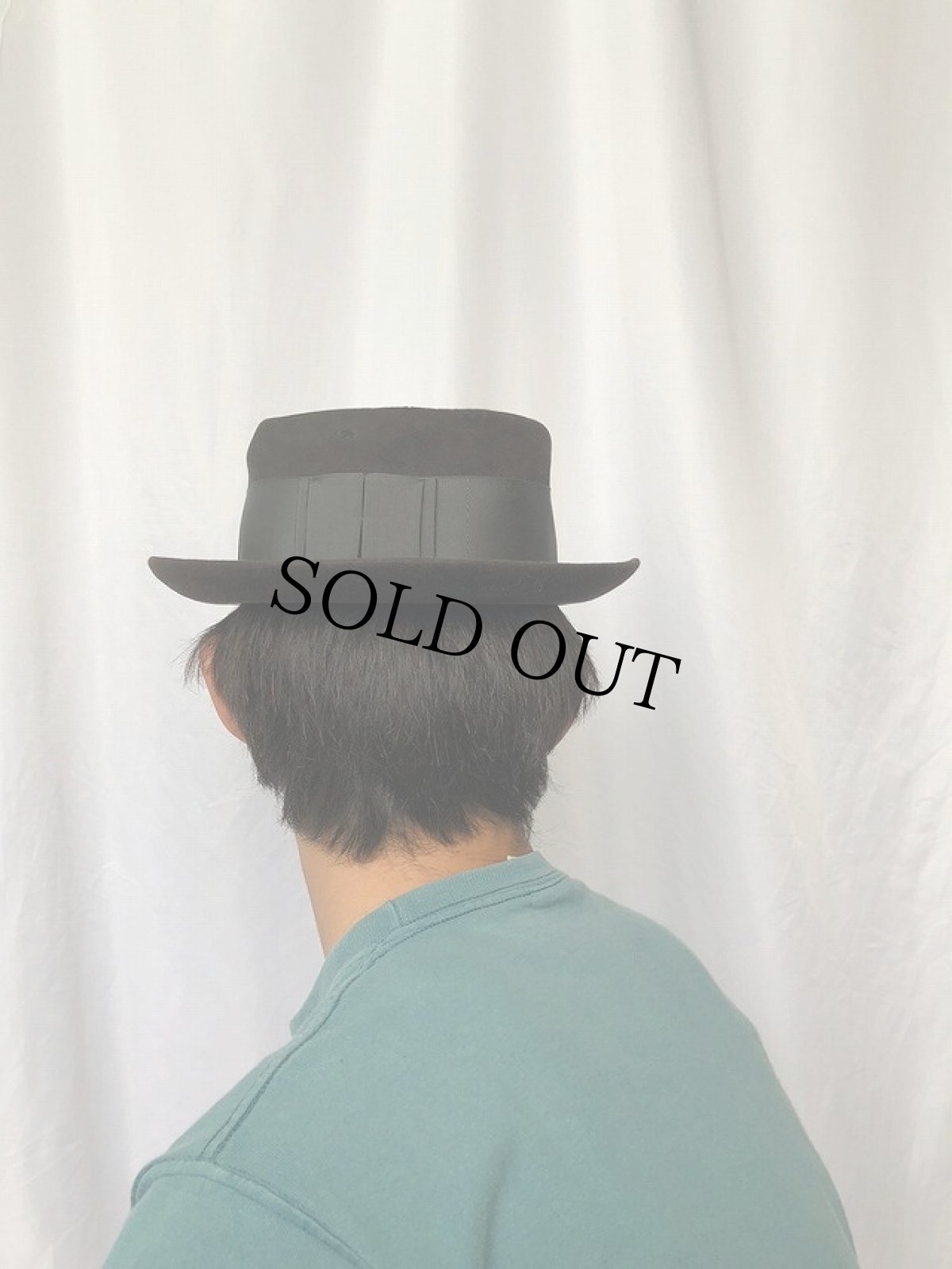 画像4: VINTAGE FABROC ビーバーハット 7 3/8 (4)