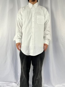 画像2: Brooks Brothers USA製 "SLIM FIT" オックスフィードボタンダウンシャツ XL (2)