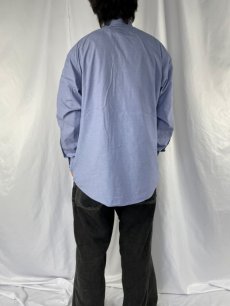 画像4: Brooks Brothers USA製 千鳥柄 コットンブロードホリゾンタルカラーシャツ XL (4)