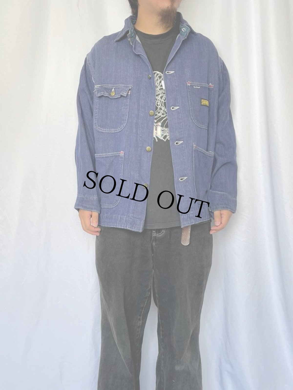 画像2: 70's BIG MAC デニムカバーオール (2)