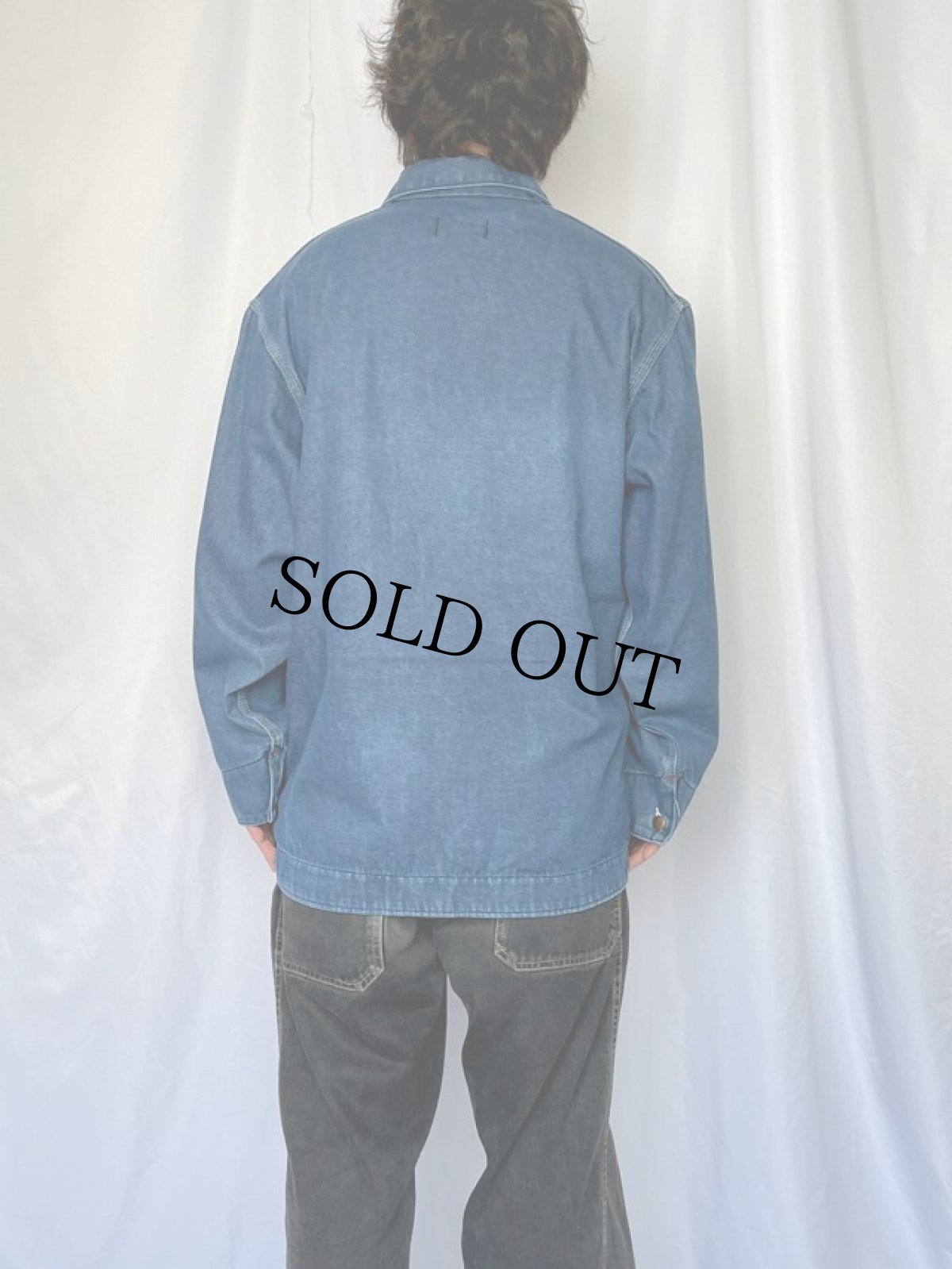 画像4: 80's BIG MAC USA製 デニムカバーオール 44 (4)