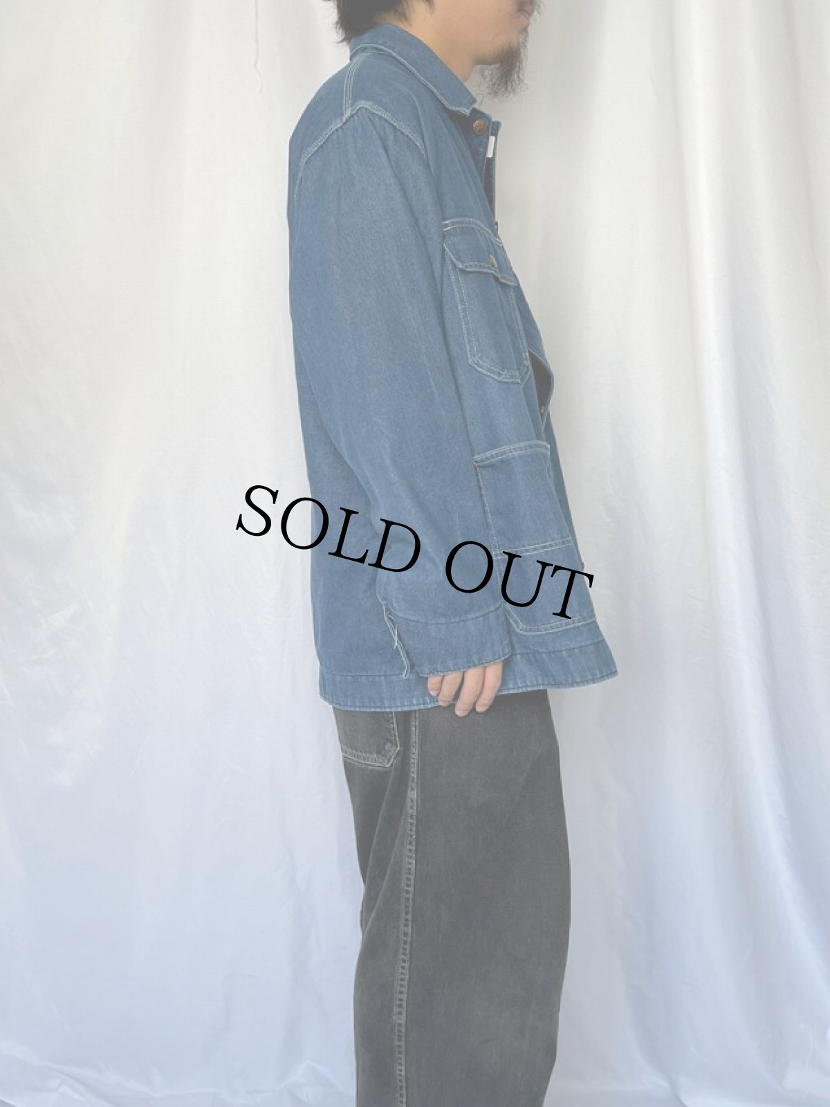 画像3: 80's BIG MAC USA製 デニムカバーオール 44 (3)