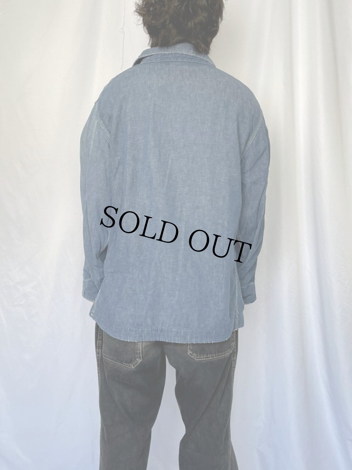 画像4: 60〜70's STOREBRAND デニムカバーオール (4)